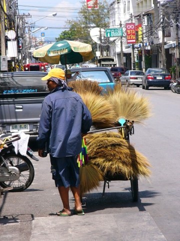 Phuket Broom Seller